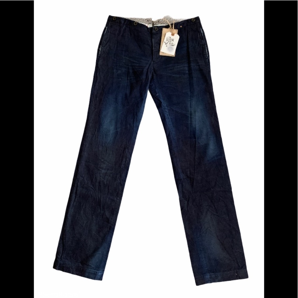 NWT PRPS NOIR Japanese Very Dark‎ Washed Denim Cotton Jeans Sample Mens Size 32